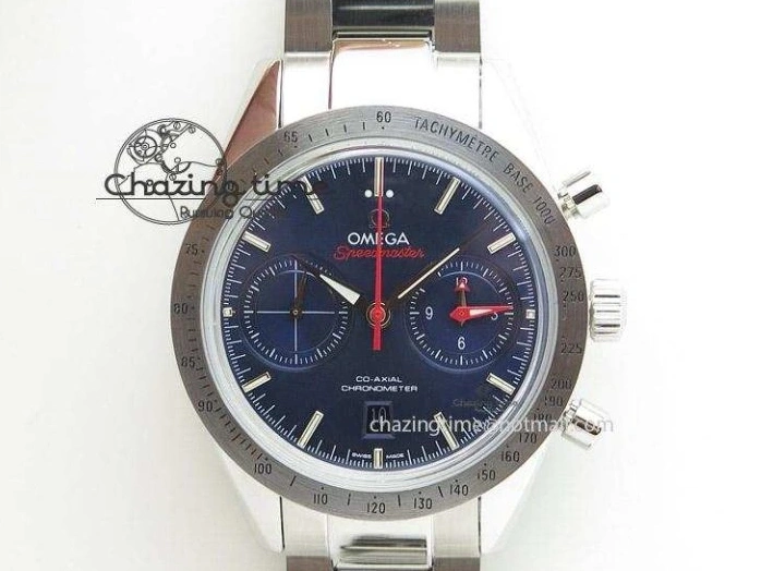 0126 AllSeason Speedmaster ’57 Co-Axial RG OMF 1:1 Best Edition White Dial On Leather Strap A9300 (Free Leather Strap) 8063